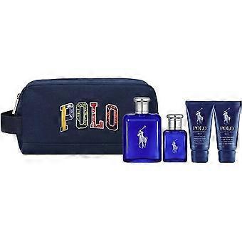 Gift set Ralph Lauren Polo Blue Edt 125ml + Edt 40ml + Body Wash 50ml + After Shave Gel 50ml