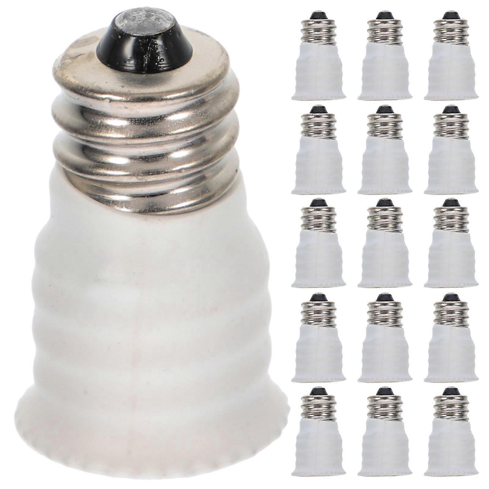 Adaptateurs de douilles pour ampoules (E12 à E14), 15 pièces
