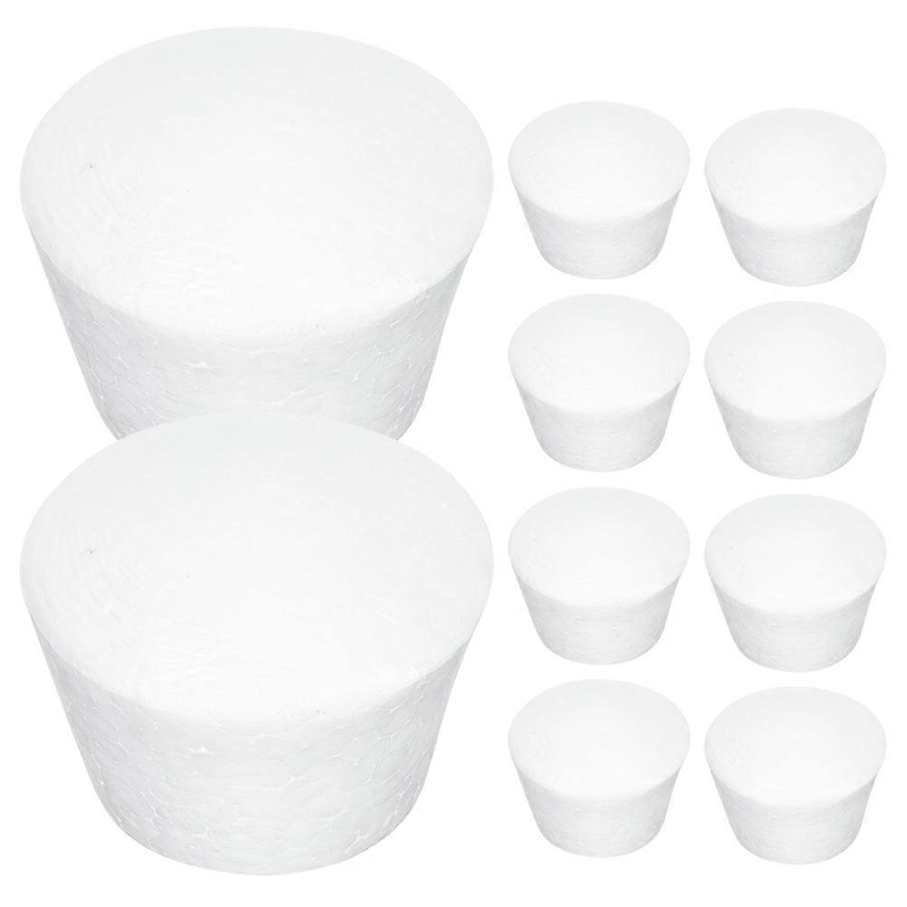 Creative Egg Cake Model Foam Cake Model for Decoration 10Pcs