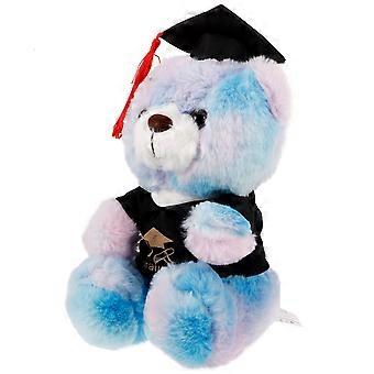 Plush Graduation Bear Doll with Soft Fabric for Festival Use 2Pcs Stuffed Animal