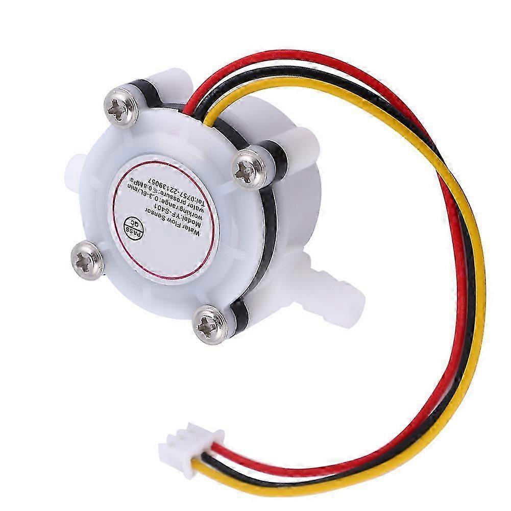 1Pcs Water Hall Flow Effect Sensor Control Flowmeter with Barb Joint