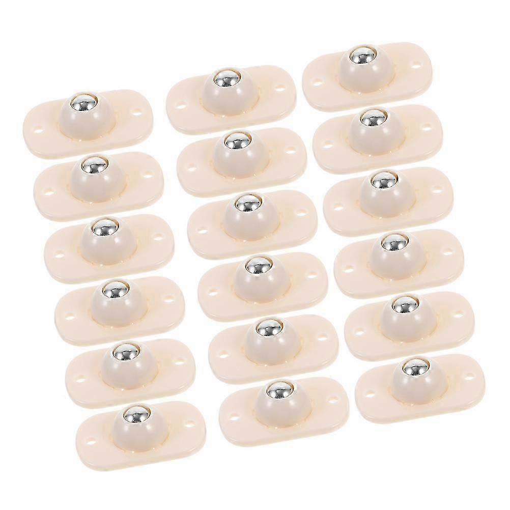 Self Adhesive Mini Caster Wheels, Dual-Use (Adhesive or Screw) Universal Rotation, 20Pcs Set for Furniture, Appliances