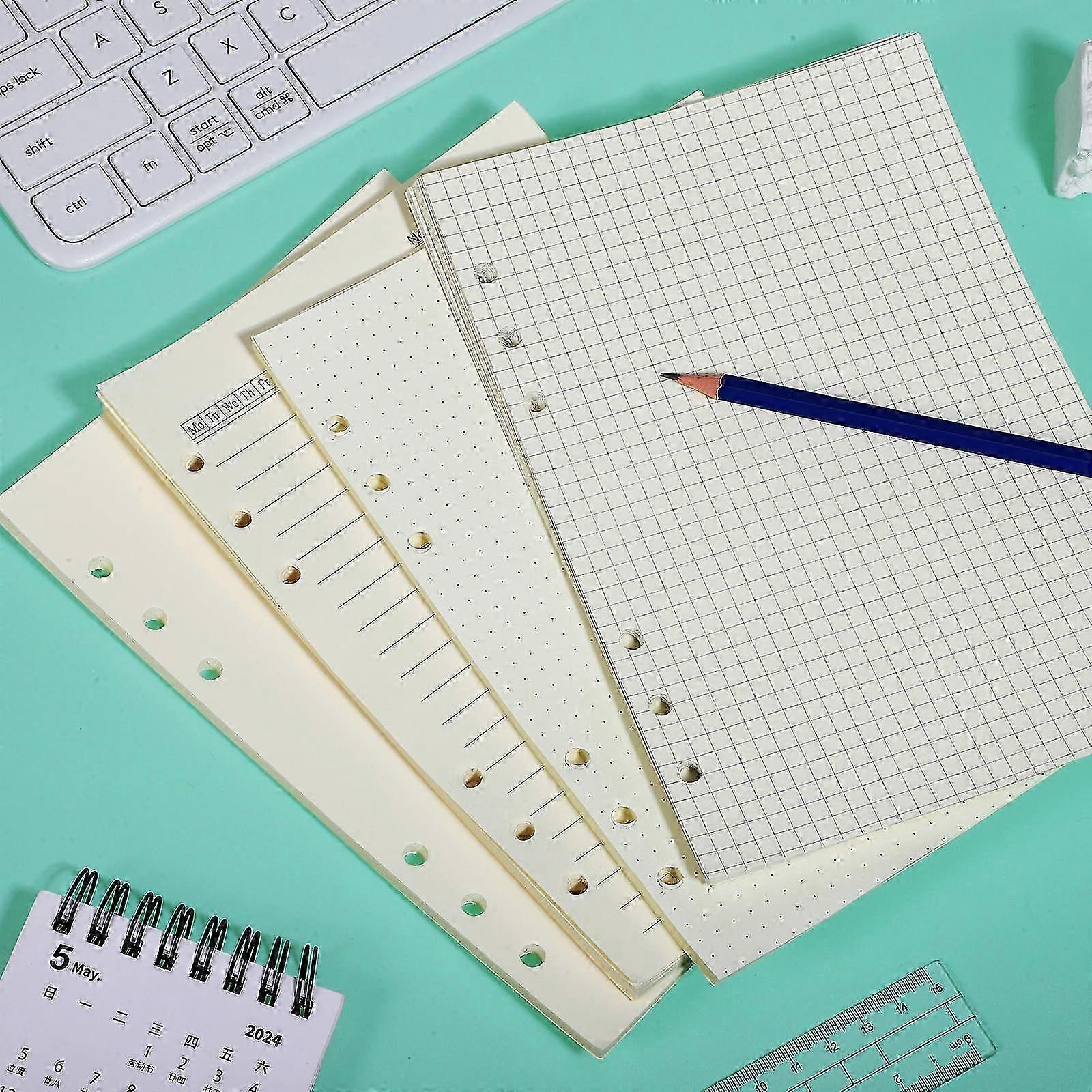 Planner Insert A5 Planner Inserts Professionals Loose-Leaf Paper 4Pcs