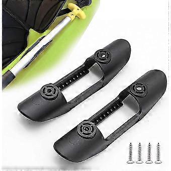 Universal Kayak Paddle Holder with 4 Screws for Canoes, Inflatable Boats, and Camping Gear