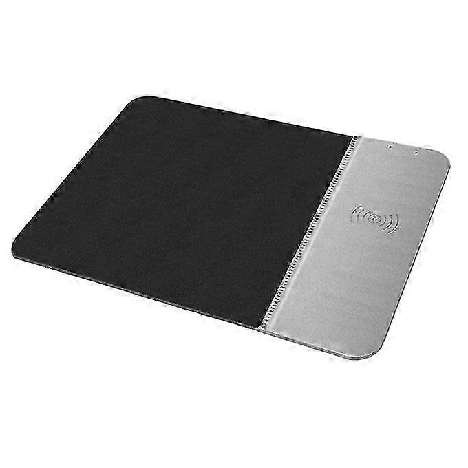 Multifunctional Qi 5W Wireless Charger Office Mouse Pad Gray