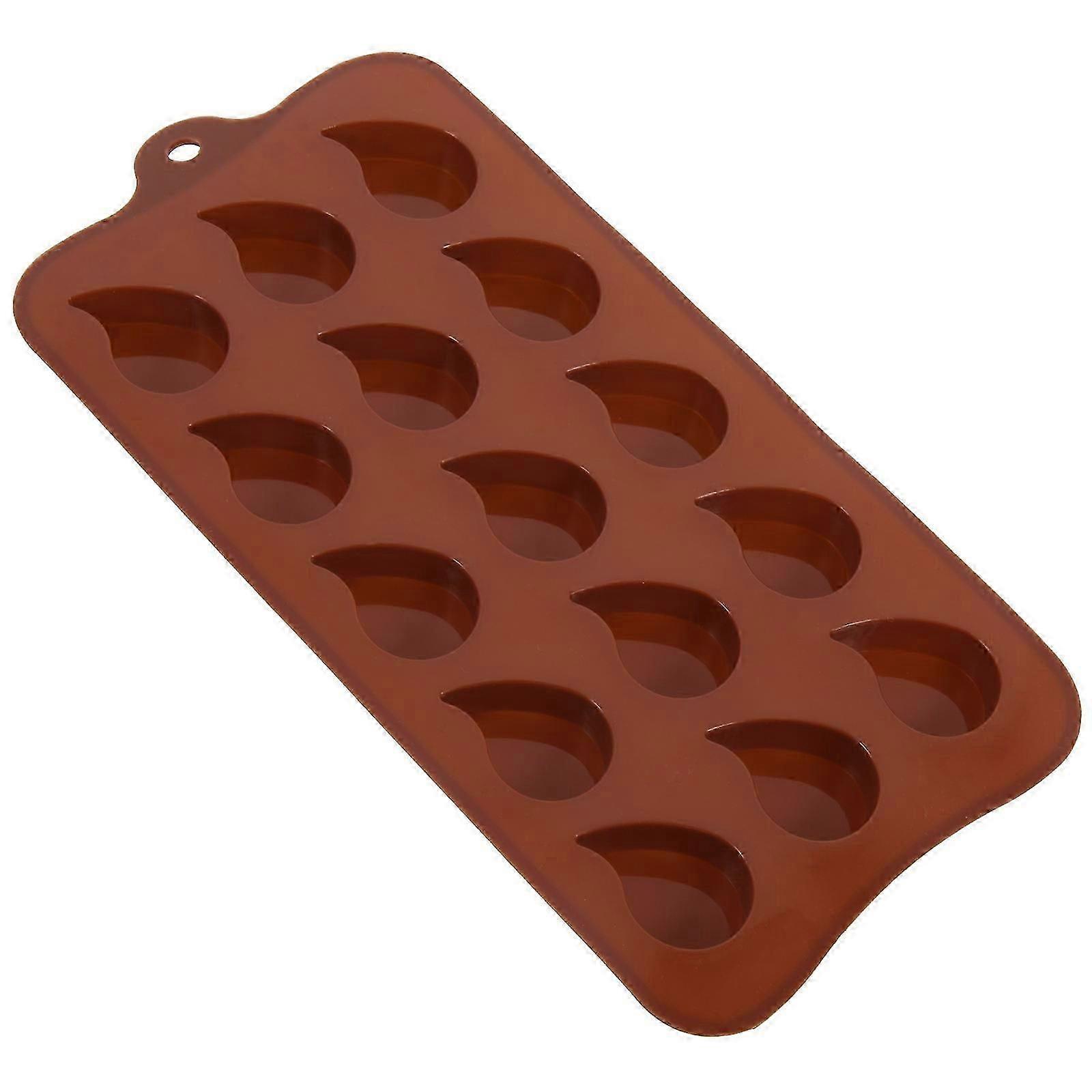 Multi-Purpose Silicone Molds for Chocolate Creative Baking Tools 2Pcs Brown