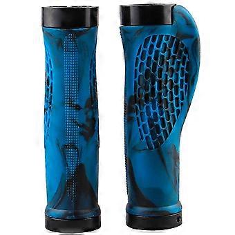Double Lock Bicycle Handlebar Grips Nonslip Bilateral Cycling for Mountain Bike