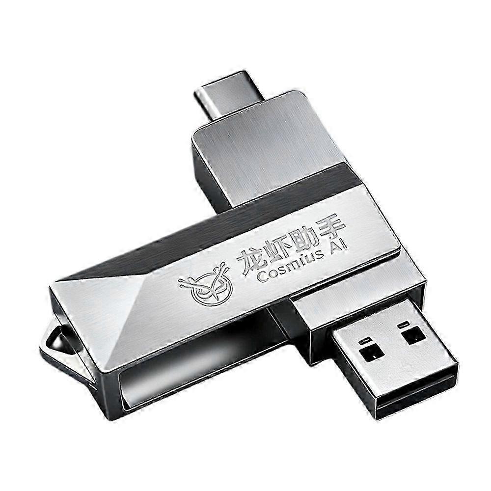 USB Type C OpenClaw AI Assistant 8GB USB Flash Drive compatible withOpenClaw AI Programmers Plug and Play