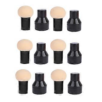Makeup Puff Mushroom Head for Makeup 6Pcs Assorted Color Cosmetics Brush