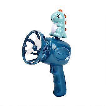 1 setti 100ml kuplakone eläintyylinen hauska vesitarjottimella Luo tunnelma dinosaurukset lehmät tuulettimen muotoinen kuplapuhallin ulkolelu
