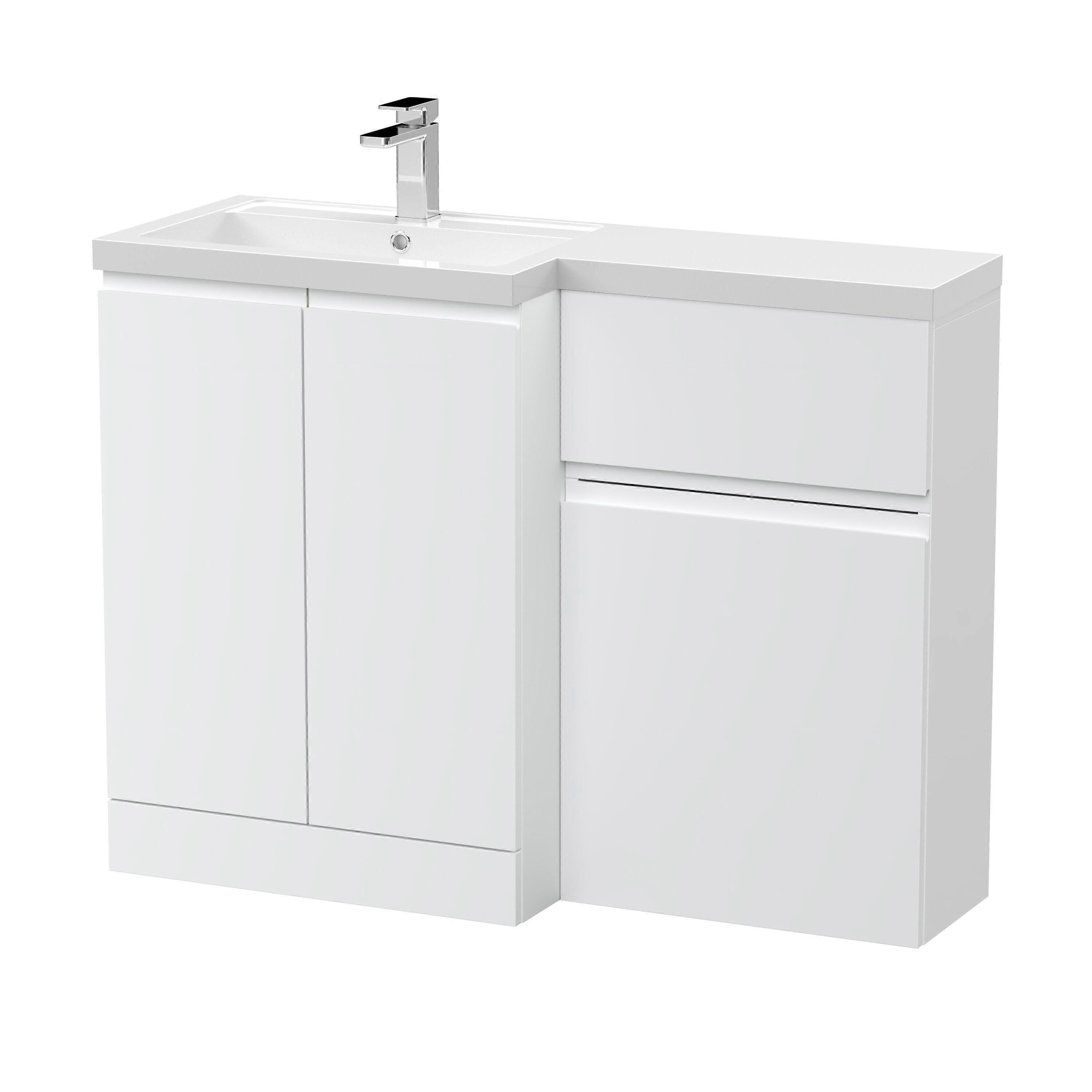 1100x390 Combi Unit & Stone Basin LH