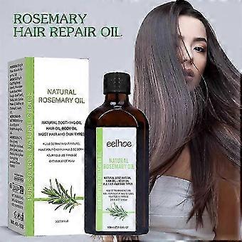 Aceite esencial de romero para el cuidado del cabello, previene el cabello seco y encrespado, aceite esencial duradero para el cuidado del cabello fragante, aceite esencial para el cuidado del cabello con permanente de reparación