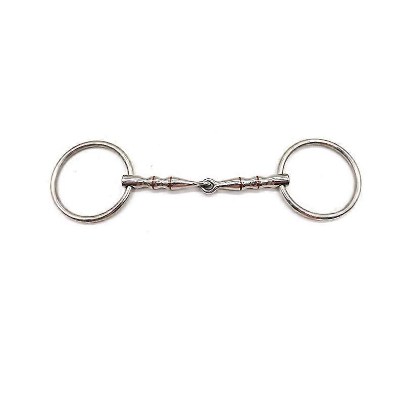 Single Jointed Loose Ring Snaffle Bit Horse Riding Tack Multiple Sizes