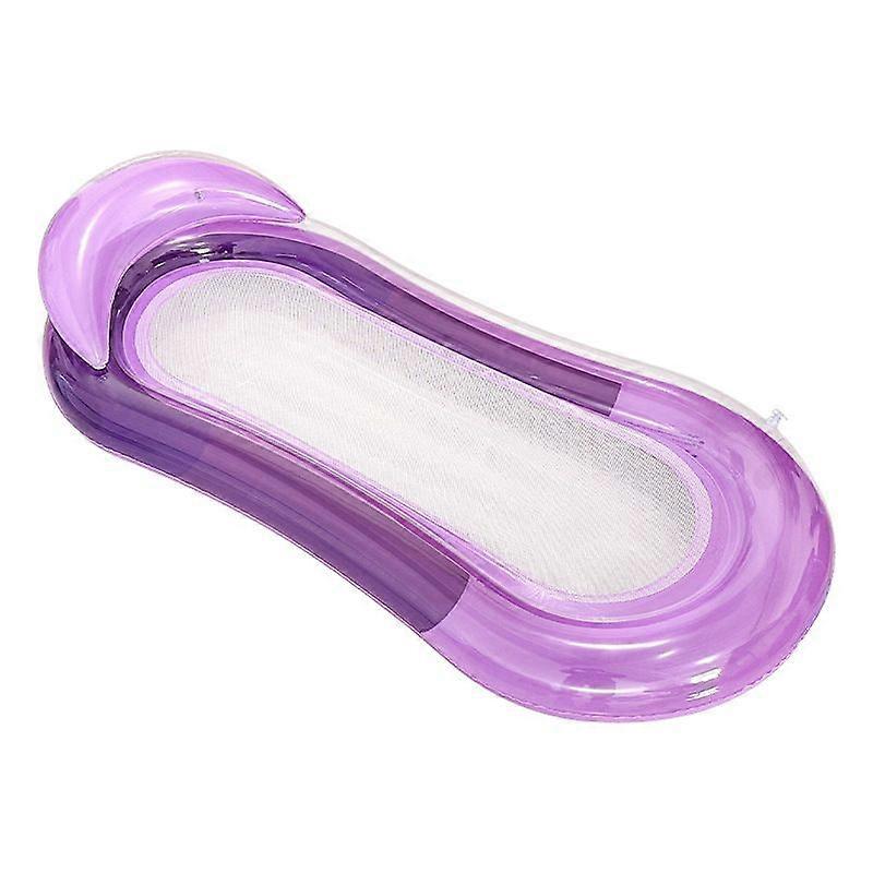 Inflatable Water Hammock Float, Foldable Pool Lounge Blue