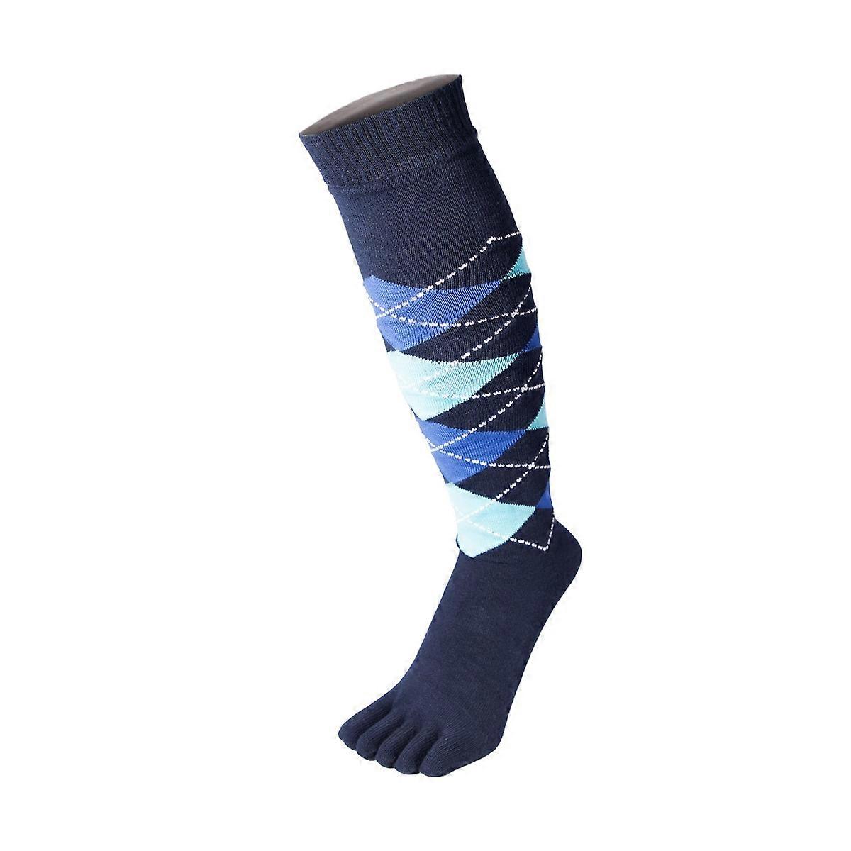 TOETOE Essential Knee High Cotton Grey Toe Socks