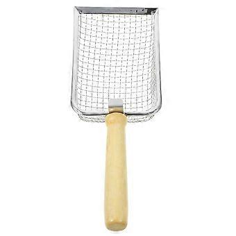Litter Box Efficient Sand Leakage Tool 5Pcs with Wood Handle