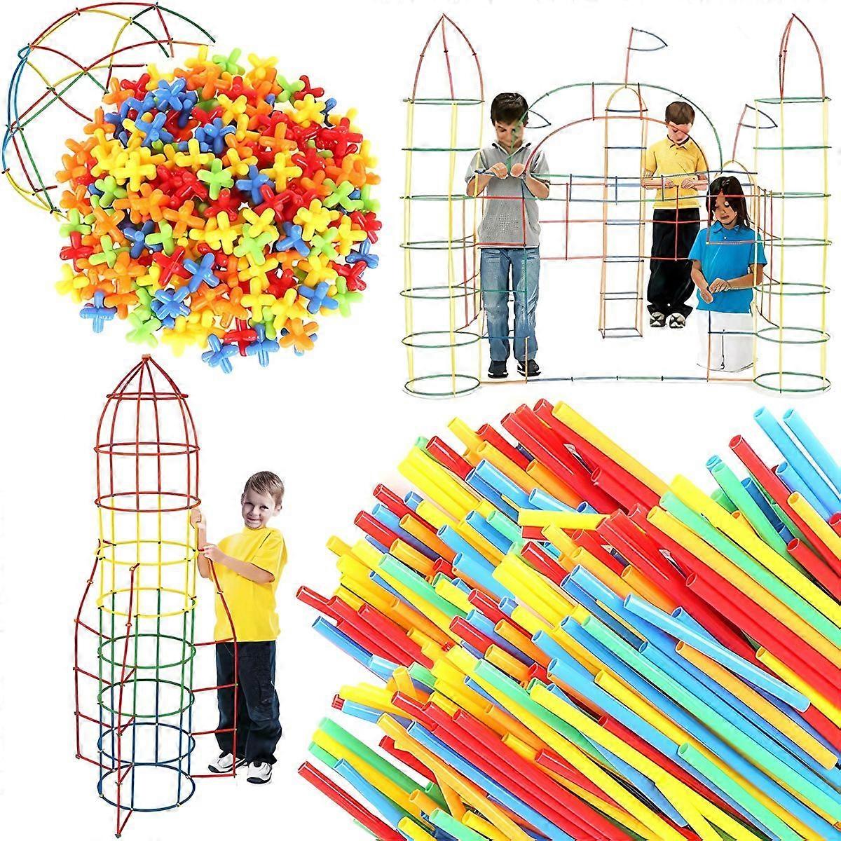 Blocks - straws - set 408 pcs. 22408