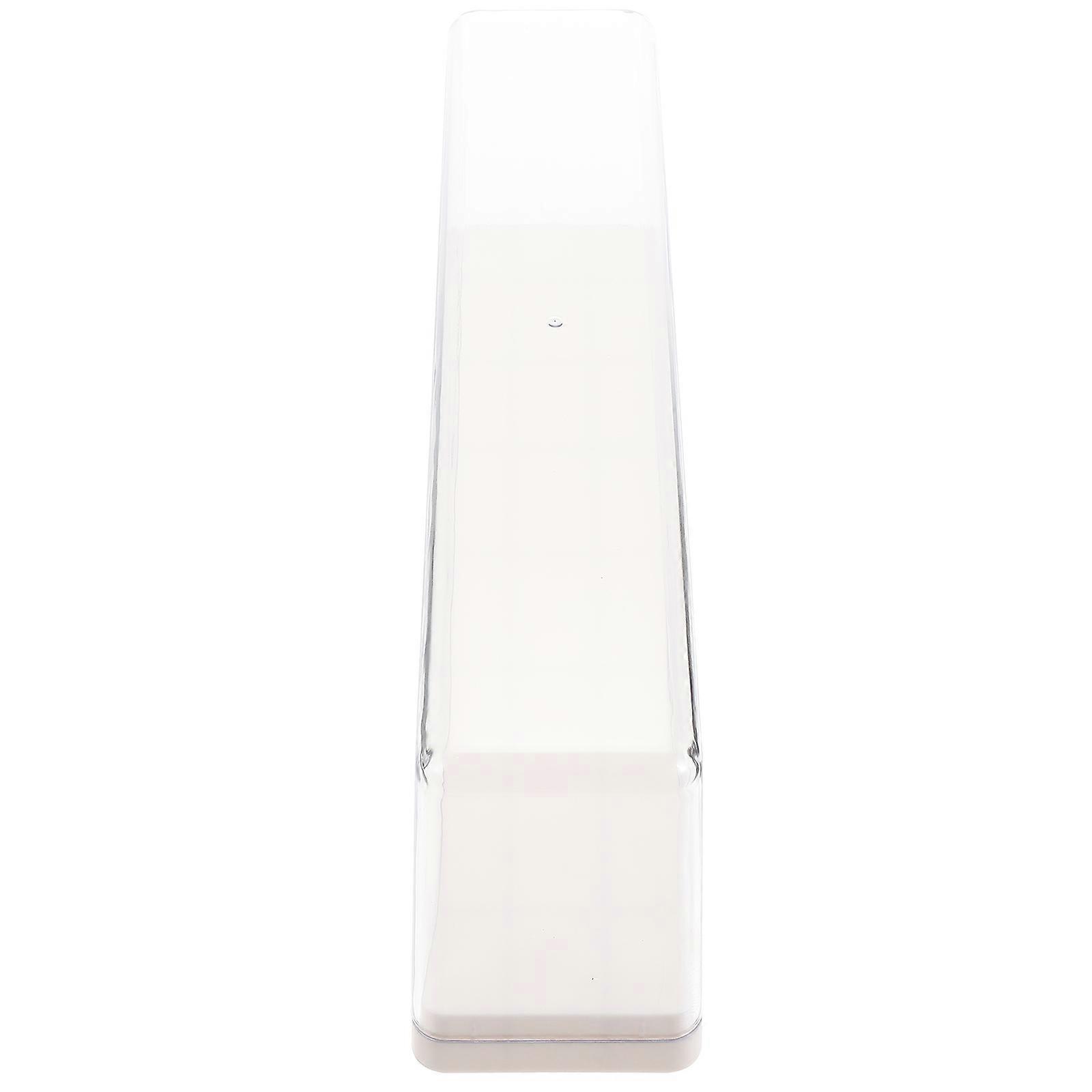 White Transparent Doll Display Case for Storage Durable Plastic