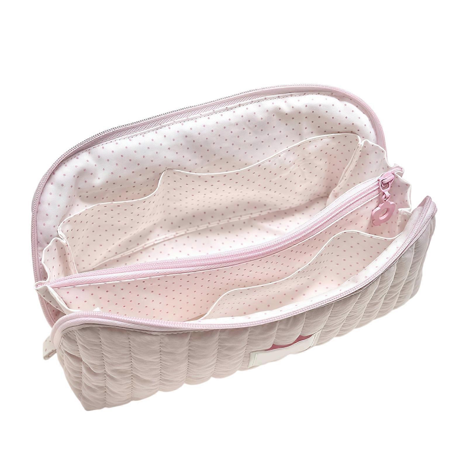 Shell Shape Pencil Pouch, Multiple Compartments, Large Capacity Desk Organizer for Stationery