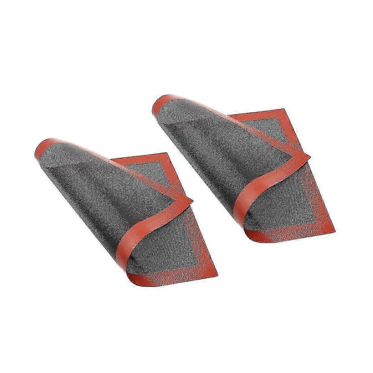 2pcs Percompatible withated Silicone Baking Mat Non-stick Baking Oven Sheet compatible with Cookie /bread/ Macaroon/