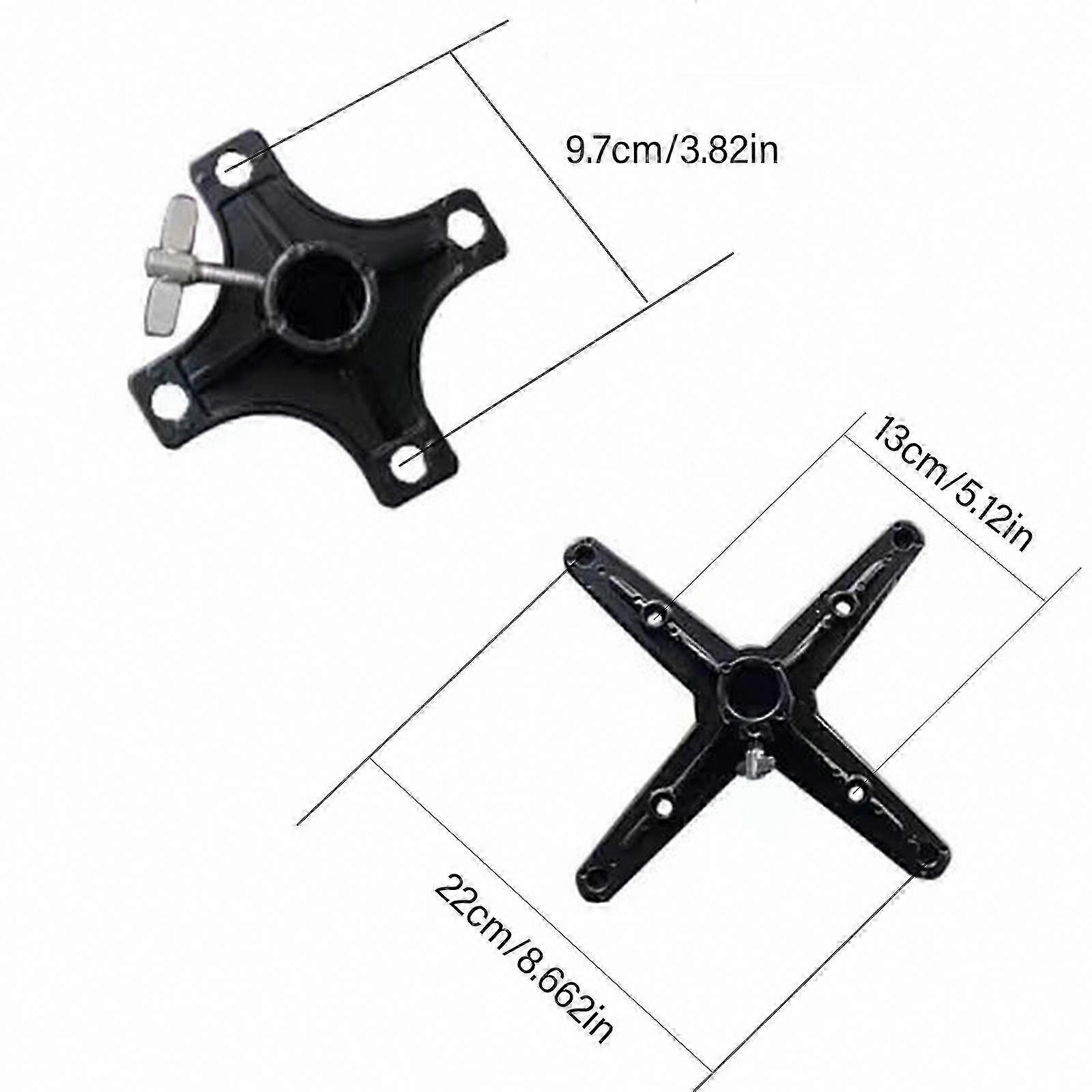 Drum Stool Seat Base Bracket with Nonslip Feet - Durable Throne Support Replacement Holder