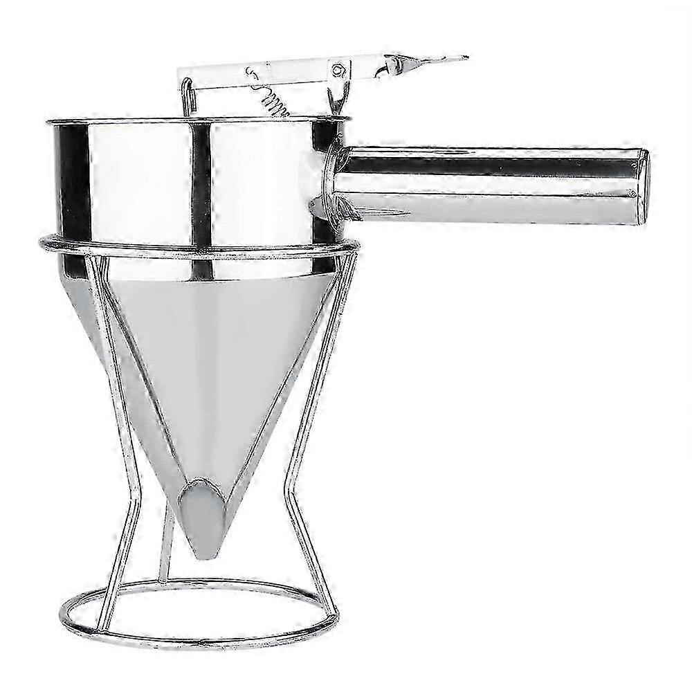 Spring-Activated Stainless Steel Funnel