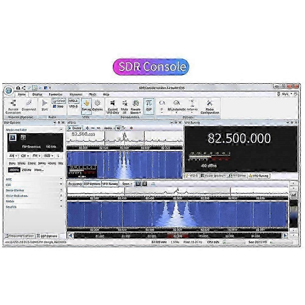 RTL-SDR V3 R820T2 RTL2832U 1PPM TCXO SMA RTLS SDR Multi-Function Software-Defined Wireless Receiver simple