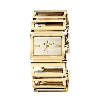New radiant luxor reloj para Mujer Analógico de Cuarzo con brazalete de Acero inoxidable bañado en oro RA48204