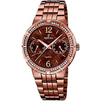 Festina Mademoiselle Quartz Analog Women's Watch with Stainless Steel Bracelet F16796/2
