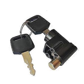 Elcykel, elfordon, batterilåslås, främre, stort huvud, stöldskydd.