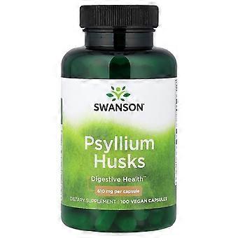 Swanson, Psyllium Husks, 610 mg, 100 Capsules