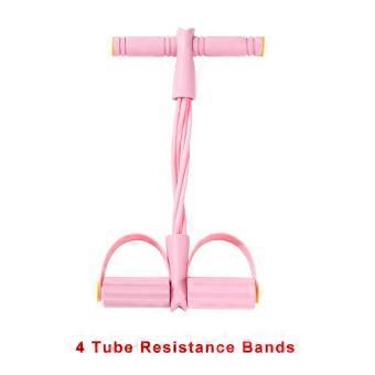 4-Level Resistance Band Tensioner with Non-Slip Handles - Home Fitness Equipment for Abdominal Muscle Training Yoga Abdominal