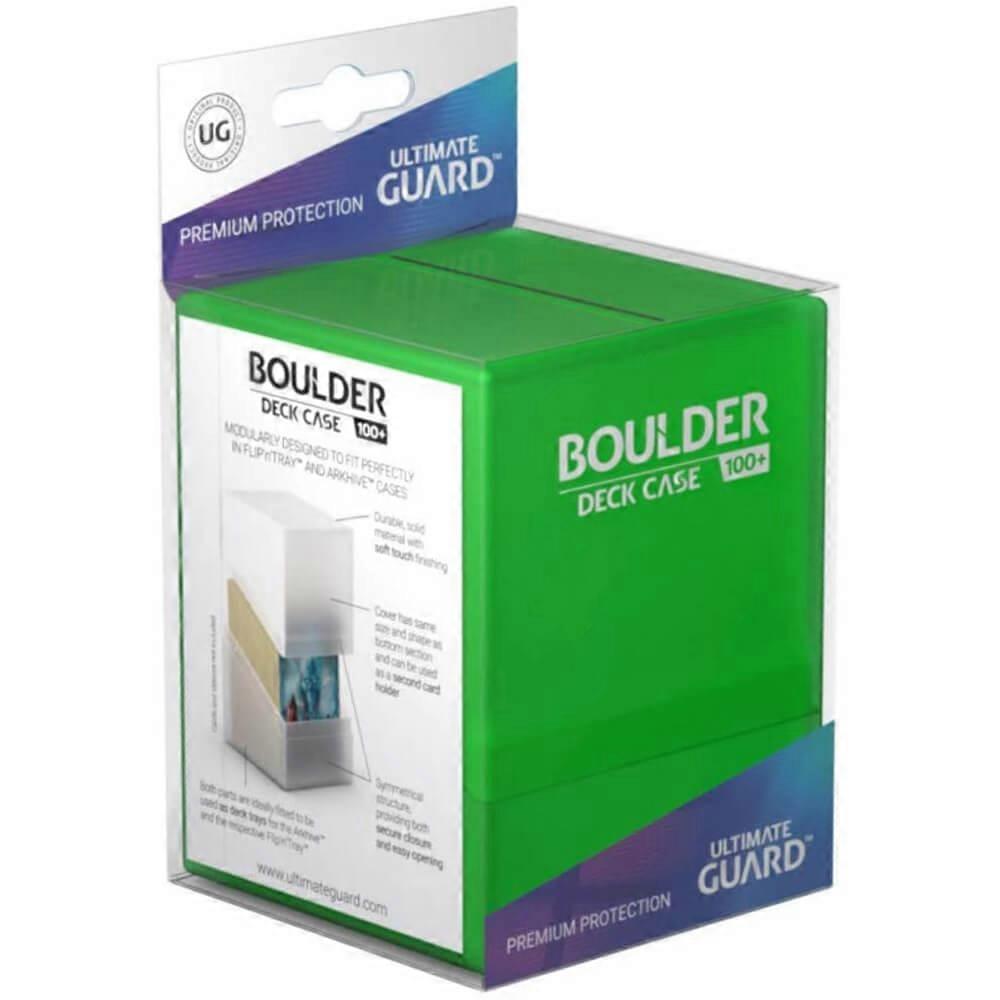 EMERALD Ultimate Guard Boulder 100+ Standard Size Cards Handy Solid Deck Case