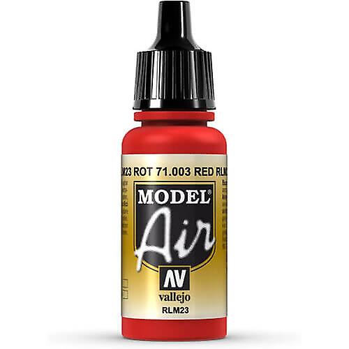 RED RLM23 Vallejo Liquid Acrylic Colours Finely Ground Pigments Model Air I 17mL