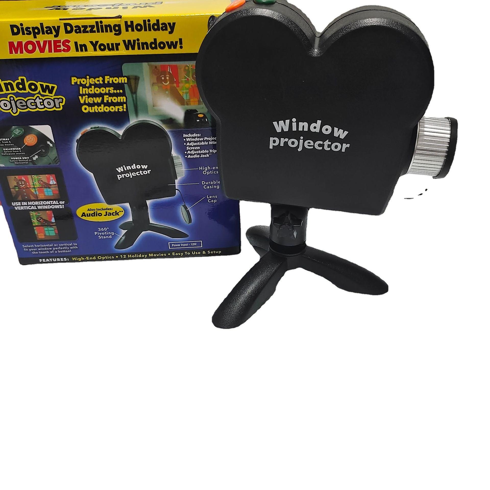 New Laser Light Window Projector Christmas Halloween Outdoor Window Projection Lamp