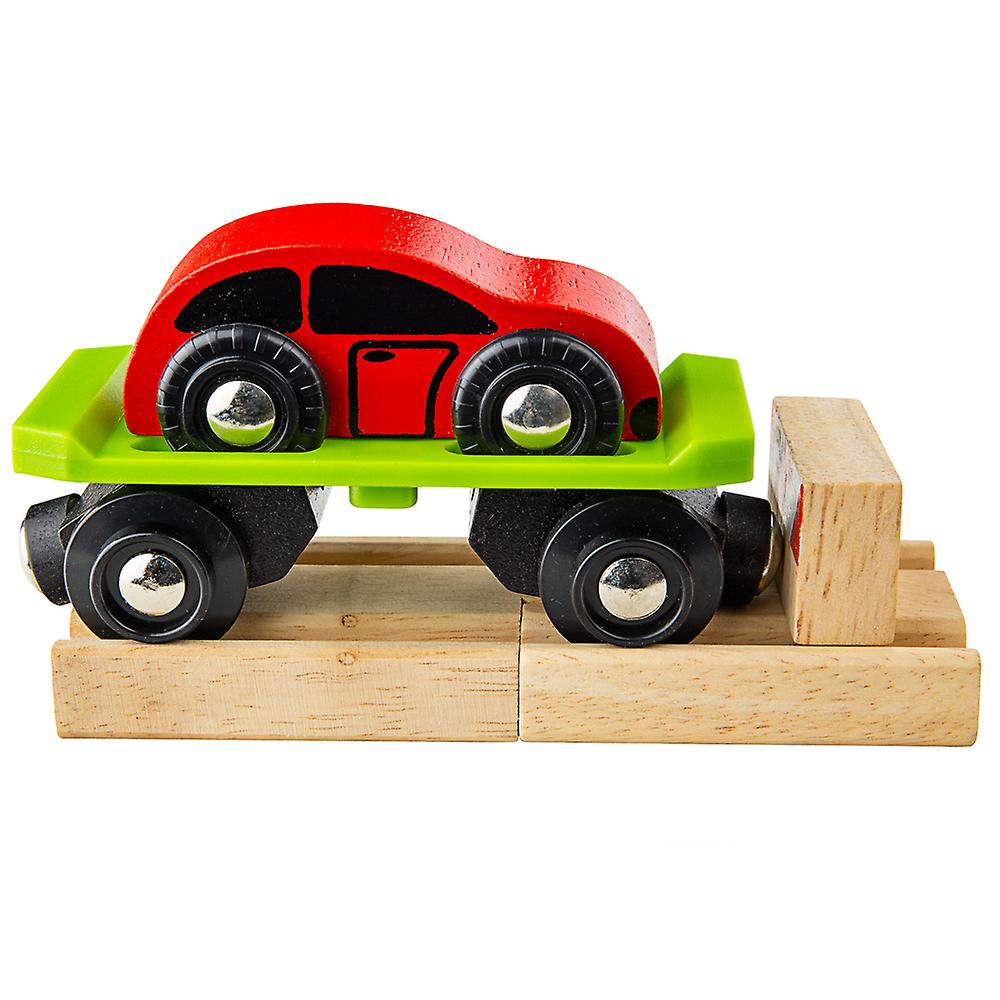 Bigjigs Rail Wooden Car Carriage Engine Locomotive Track Railway Accessories