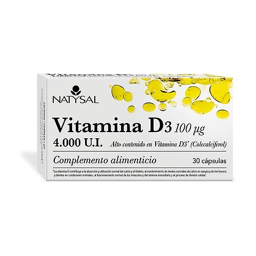 Vitamin D3 100µg (4000IU) 30 capsules