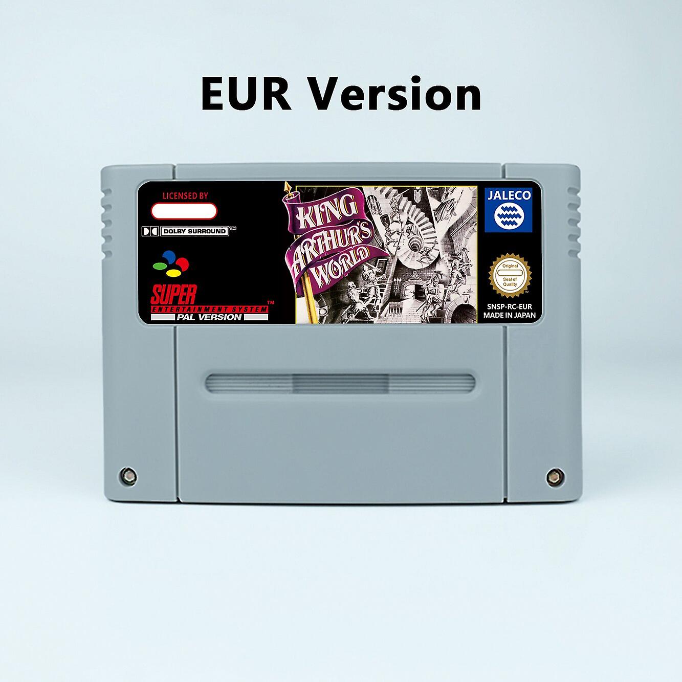 Action Game For King Arthur World - Usa Or Eur Version Cartridge Available For Snes Video Game Consoles