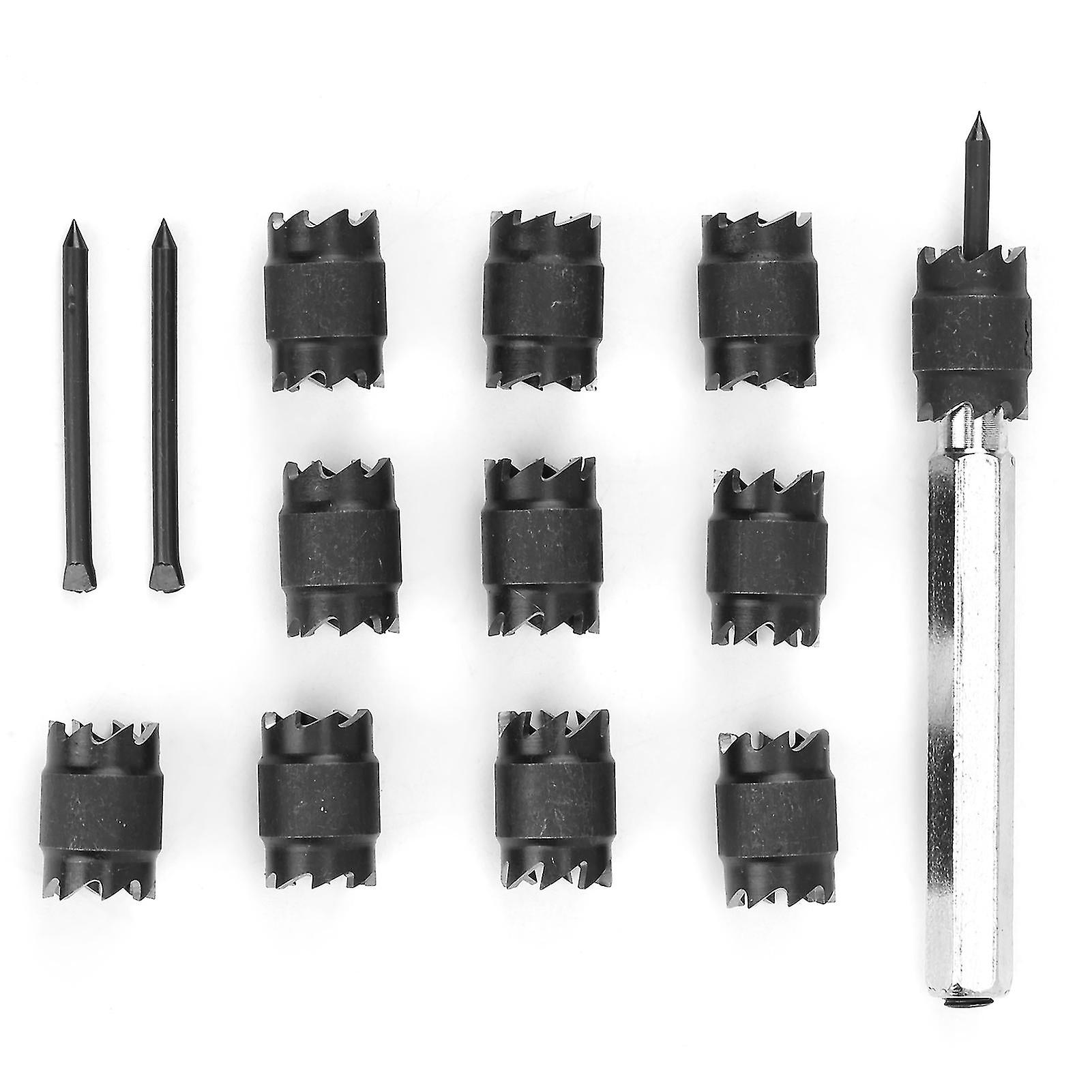 3/8 Spot Weld Cutter Set Highspeed Steel Rotary Spotweld Remover Bit Doublesided Power Tool