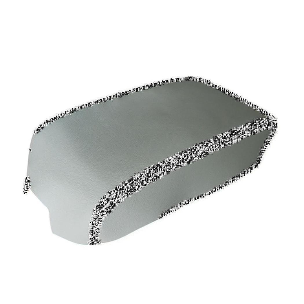 For 2012 - 2017 Car Microfiber Leather Console Armrest Panel Cover Protective Gray