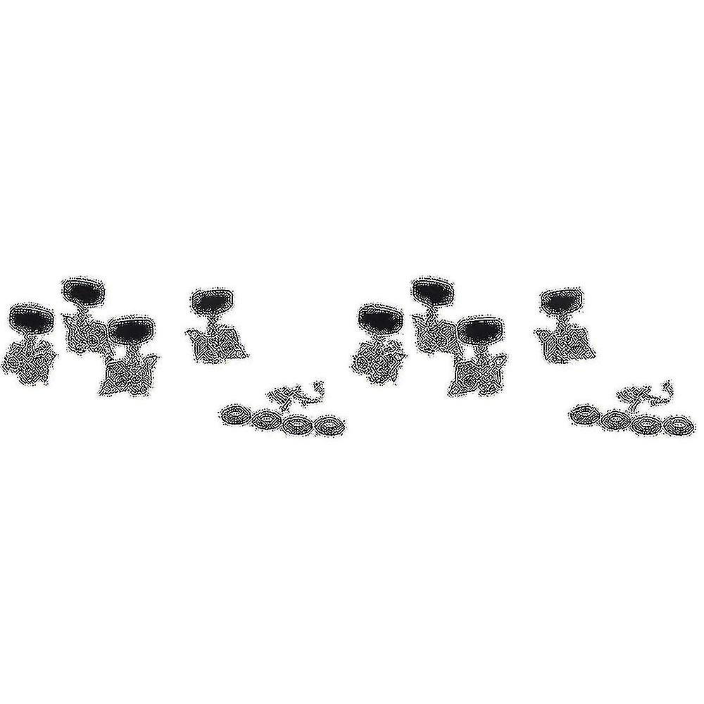8pcs Guitar And Small 4 String Guitar Tuning Pegs Machine Heads 4r And 4l, Mounting Screws Included