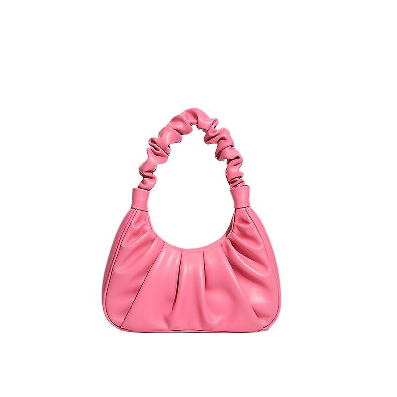 Designer Ruched Handbag Women's Bag Pink
