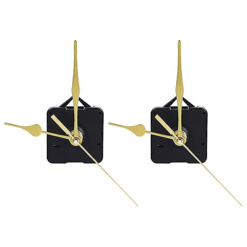 2 Pack Silent Quartz Clock Movement Silent Clock Mechanism Clock Kit