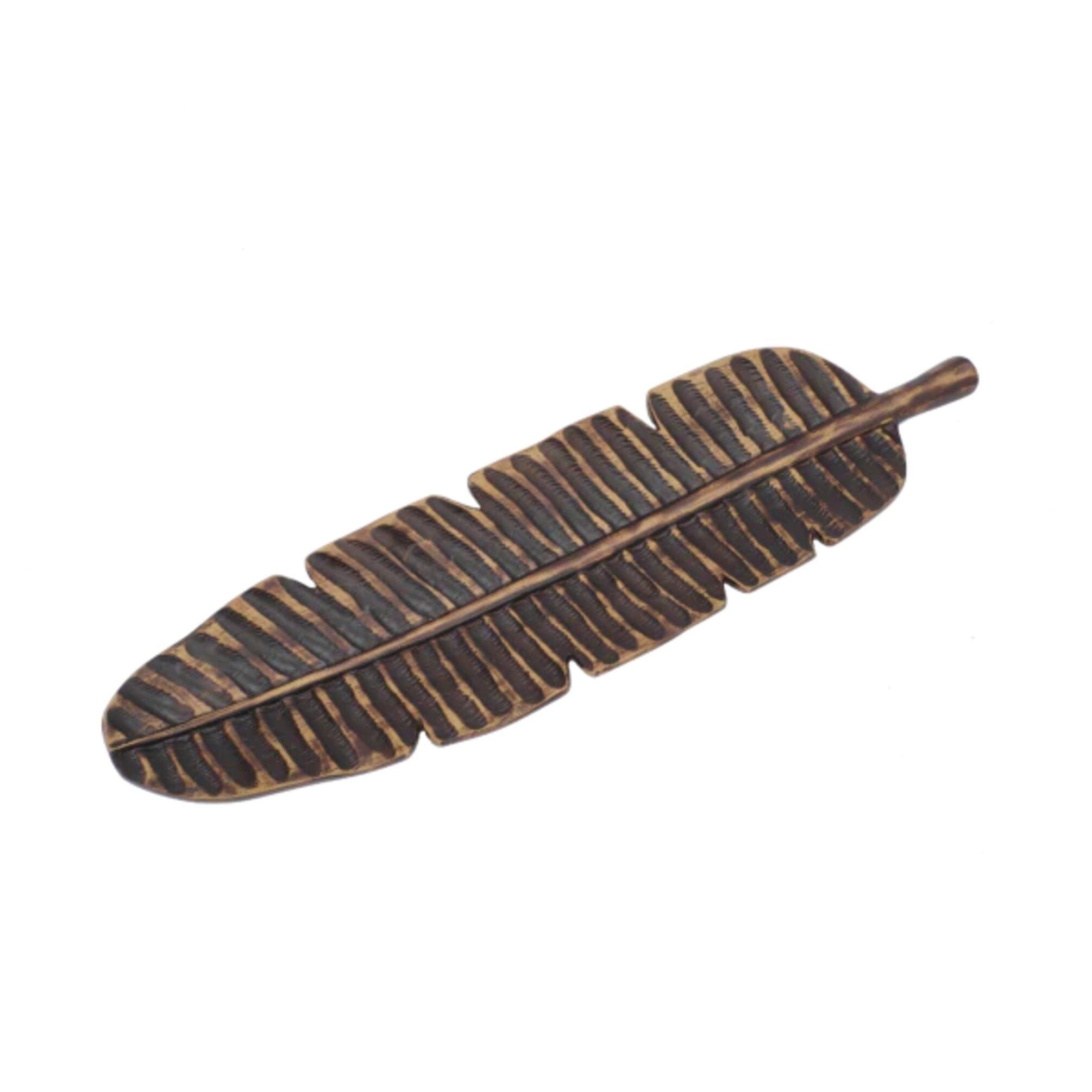 Brown Leaf Bowl By Allianceinteriorsltd