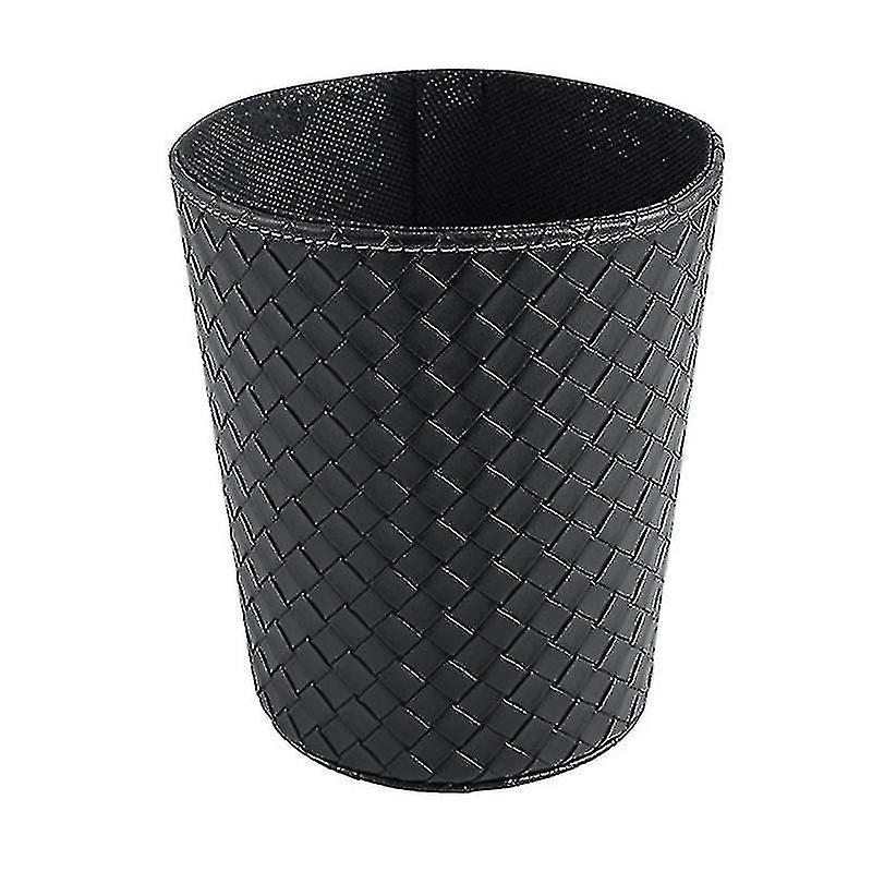 Hanging Car Trash Bin Portable Storage Box Mini Wastebasket Pressing Type Waterproof Auto Interior A