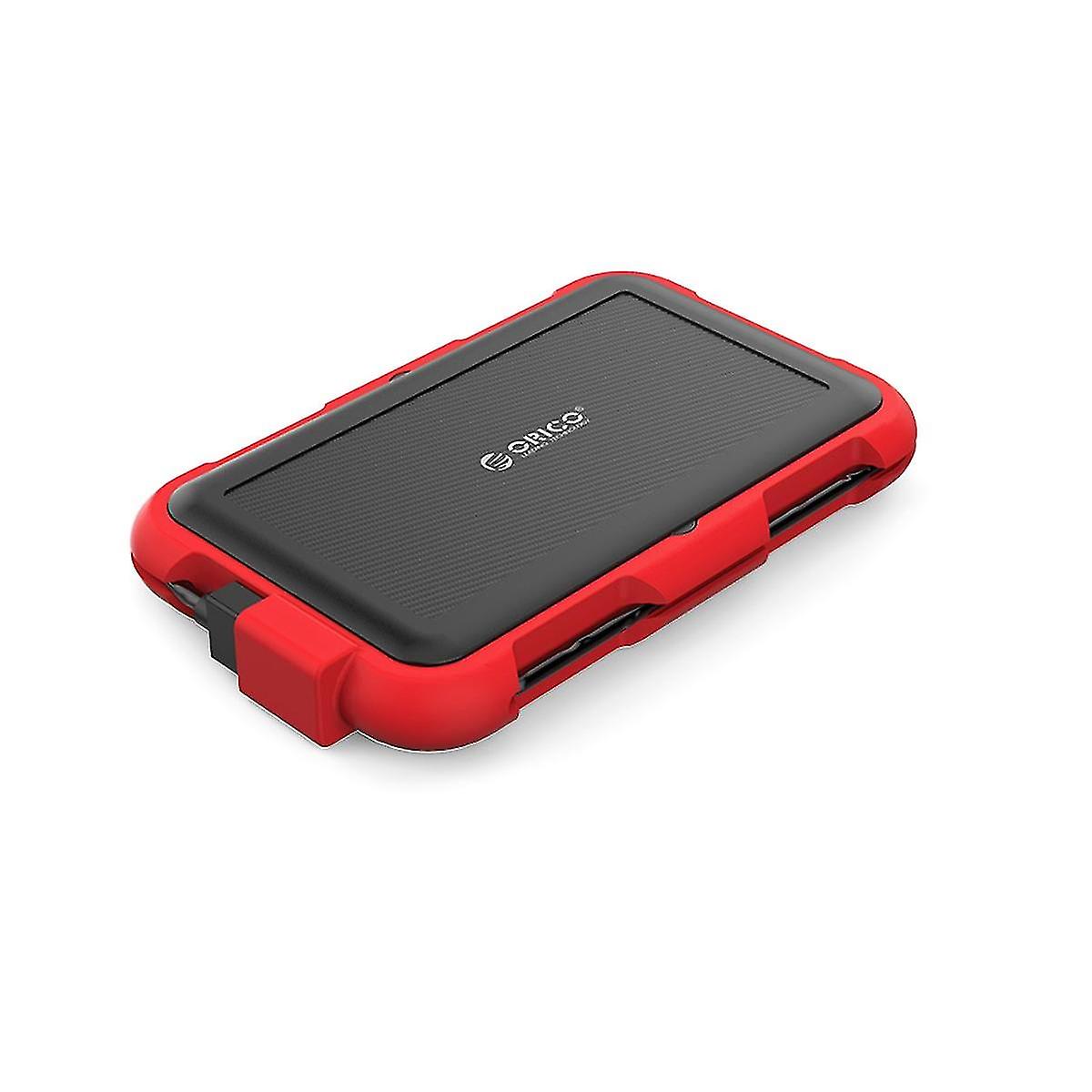 2.5 Inch Hdd Enclosure Mobile Box Usb3.0 Sate Mechanical Box Red+