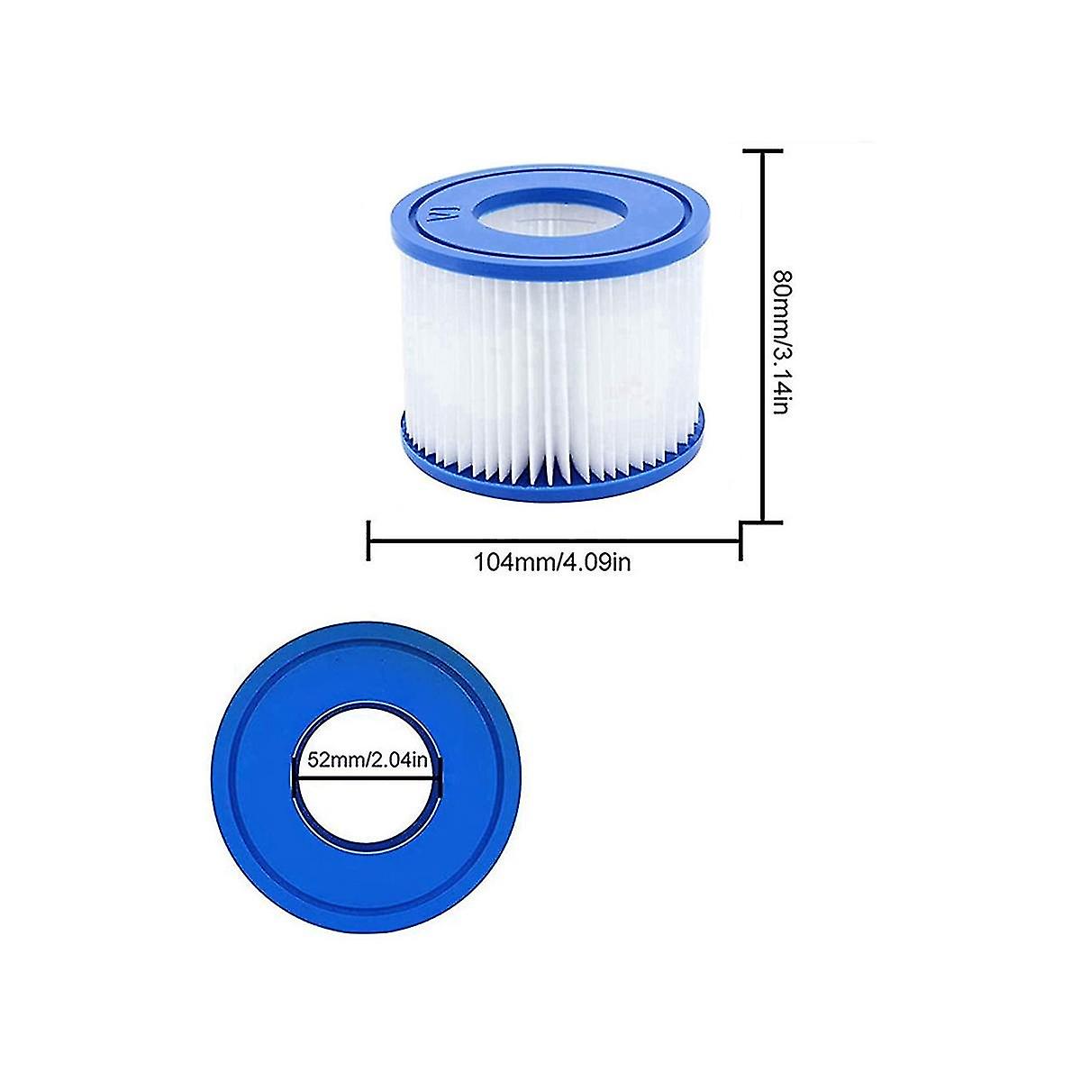 Poolfilter för spa-filterpump typ Vi, bubbelpoolfilter för, S, reservfilter