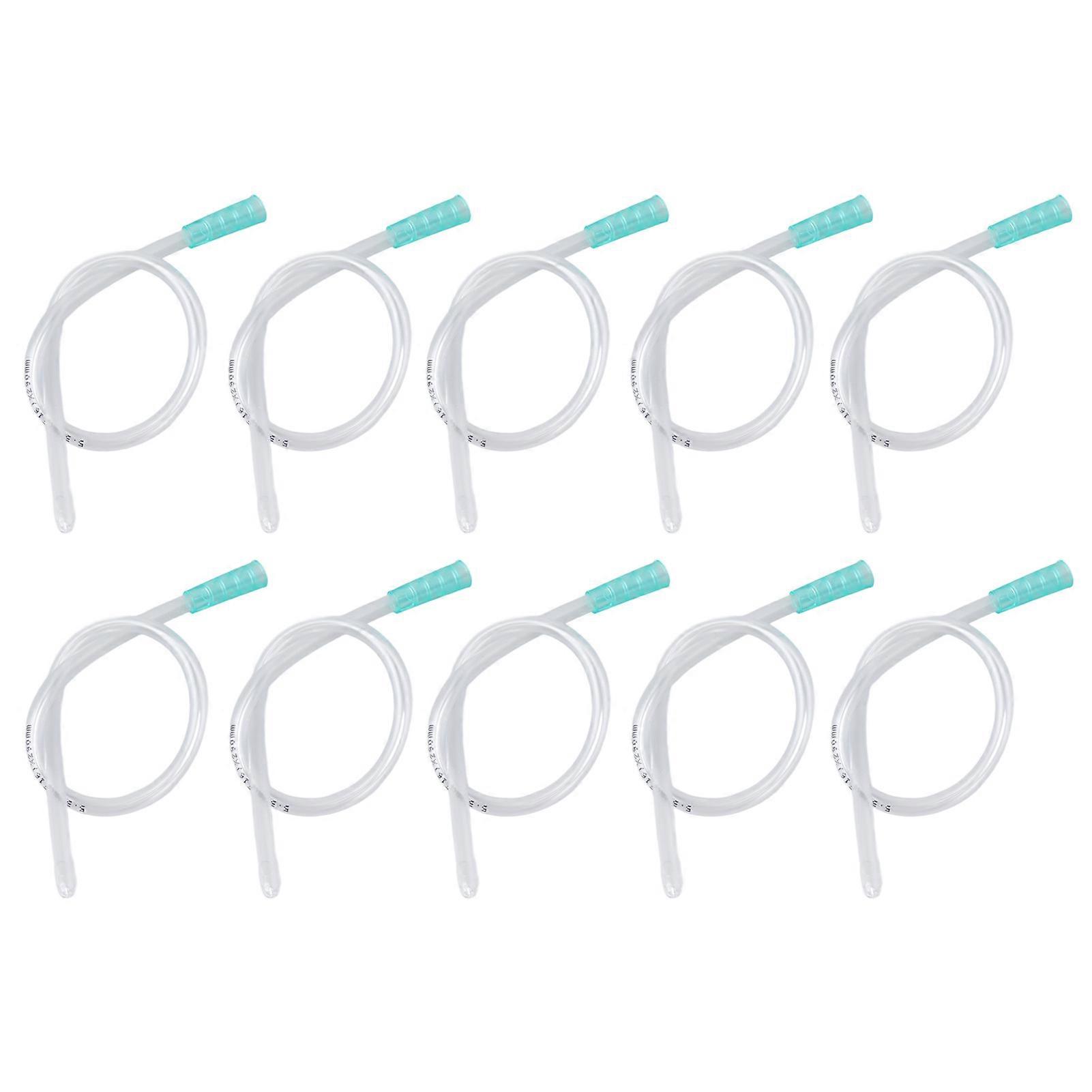 Lot de 10 tubes de lavement jetables en PVC pour insertion lisse