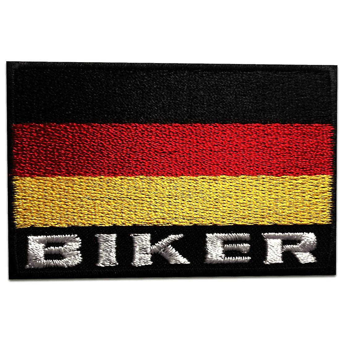 Patch - German Germany Biker - black - 7,3 x 5 cm - Patch