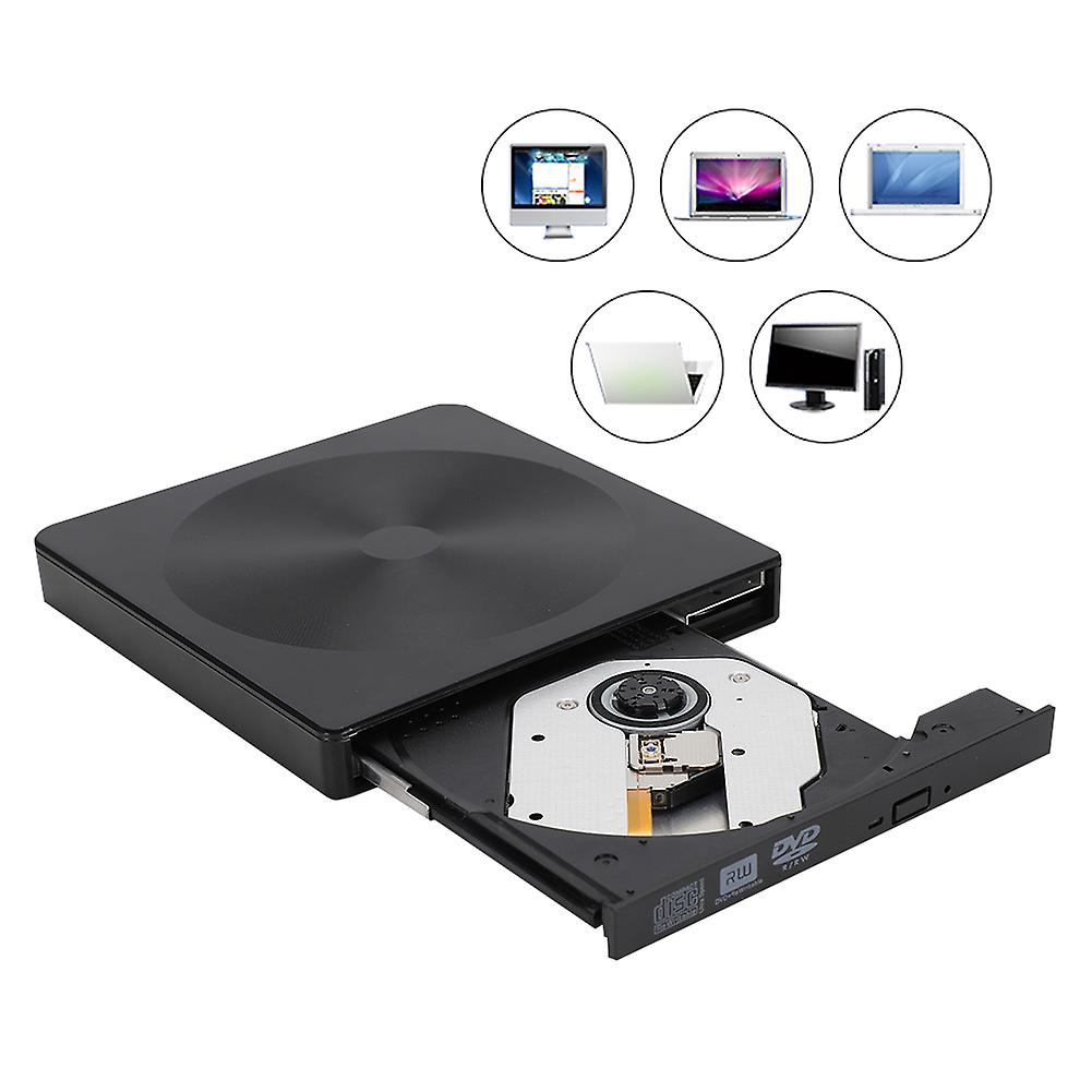 USB 3.0 External DVD Recorder Optical Drive for PC & Mac